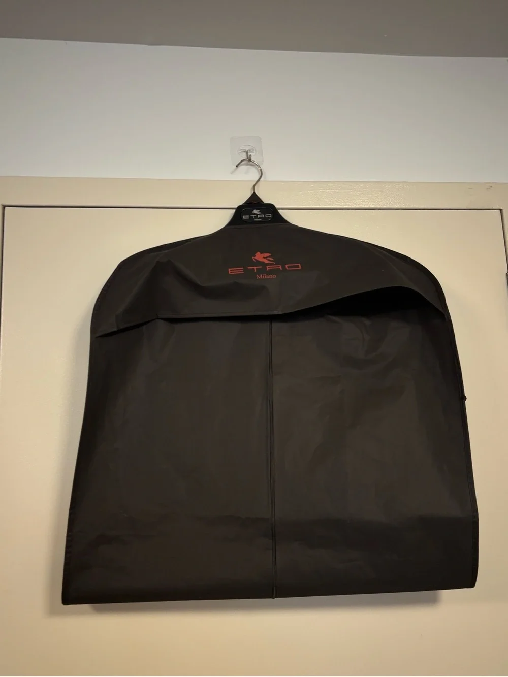 ETRO Milano Garment Bag Black and hanger